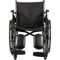 Dynarex Dynarex DynaRide S3 Lite Wheelchair, Flip Desk & Elevating Legrest, 18inW Seat 10230